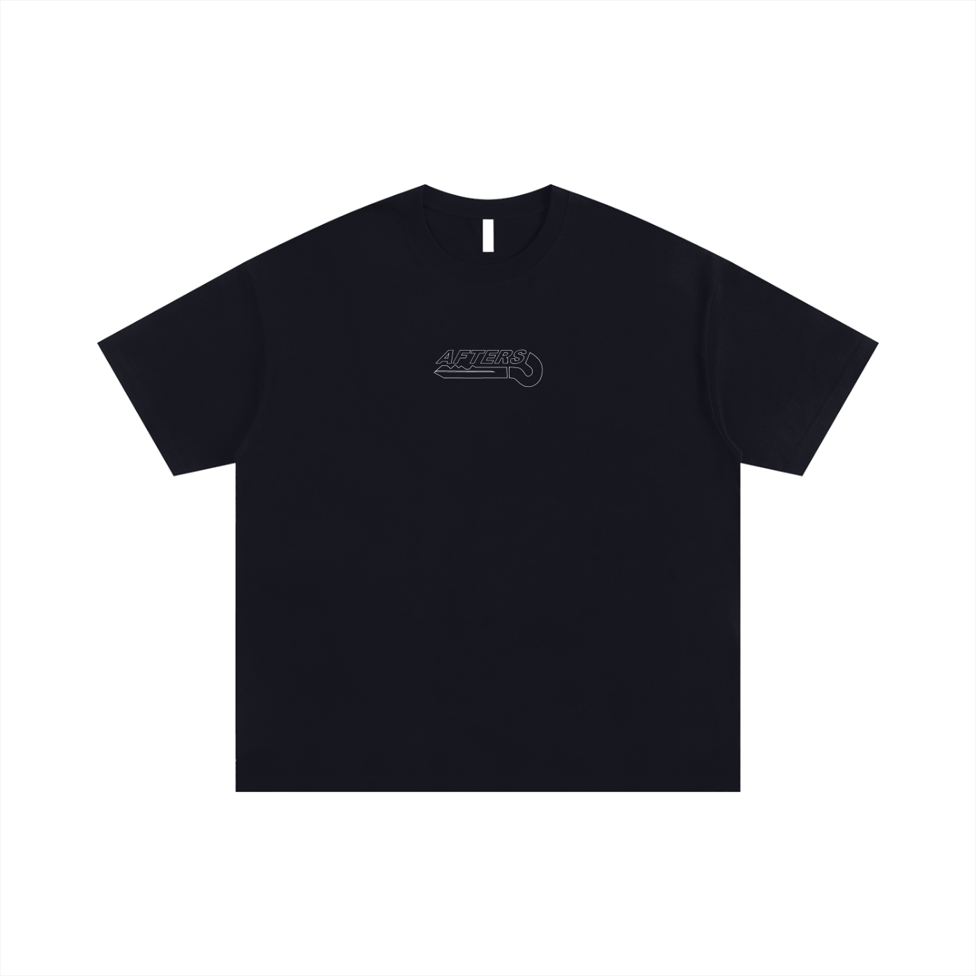 AFTERS TEE OVERSIZED BLACK